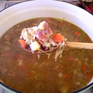Chicken Soup with Leeks, Onions and Fennel on Shockingly Delicious