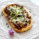 Thumbnail image for French Onion Open Faced Sandwich