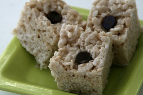 Salted Brown Butter Crispy Treats on Shockingly Delicious