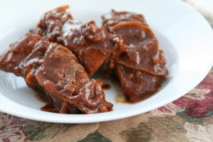 BBQ Country-Style Pork Ribs in the Slow Cooker