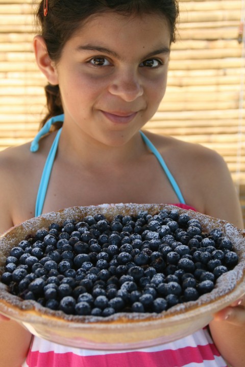 Fresh Blueberry Pie is lightly sweetened and perfumed with lemon, vanilla & cinnamon in a filling cooked stovetop and poured into a blind-baked crust. It's genius!