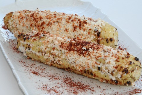 Mexican Street Corn at Cafe Habana in Malibu | ShockinglyDelicious.com