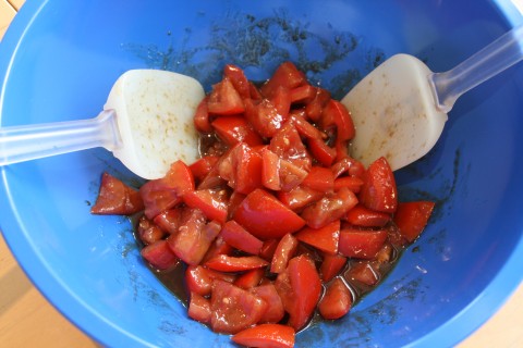 Tuna, Tomato, Bean and Basil Salad