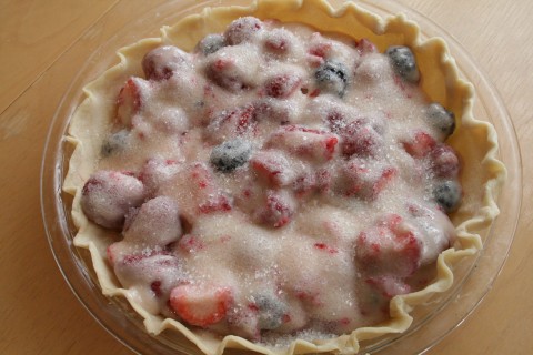 Berrylicious Sour Cream Pie