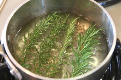 Rosemary-Lemon Shaved Ice