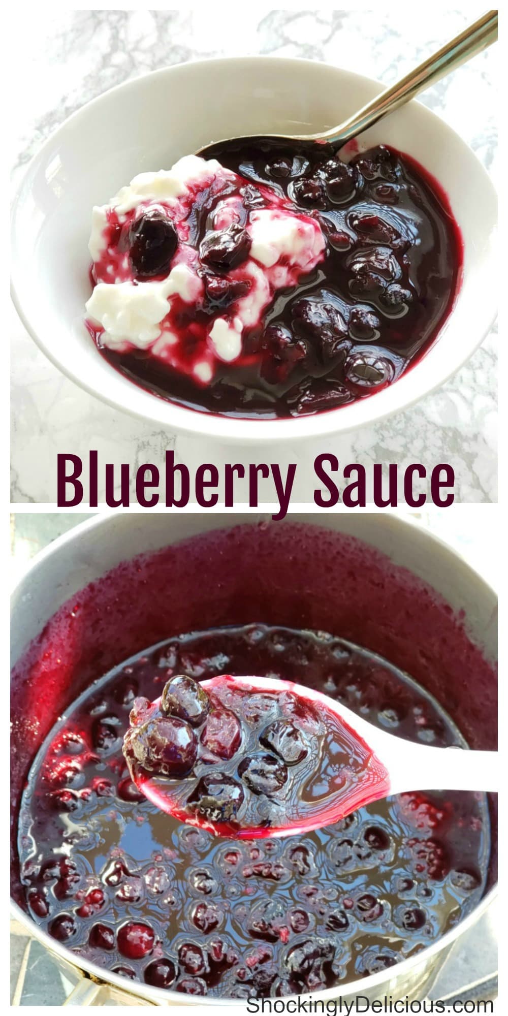 2 photos of Quick Blueberry Sauce on ShockinglyDelicious.com