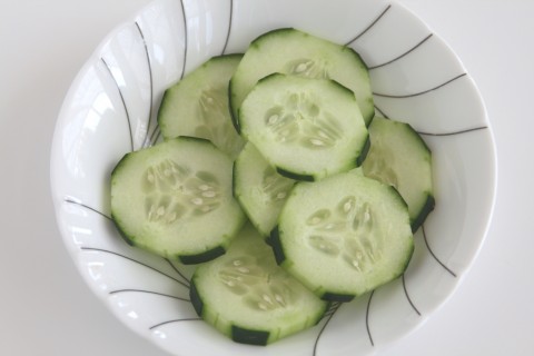 Swedish Cucumber Salad with Dill and Parsley