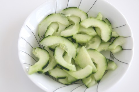 Swedish Cucumber Salad with Dill and Parsley