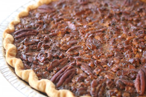 Blue Ribbon Coffee-Toffee Pecan Pie on ShockinglyDelicious.com