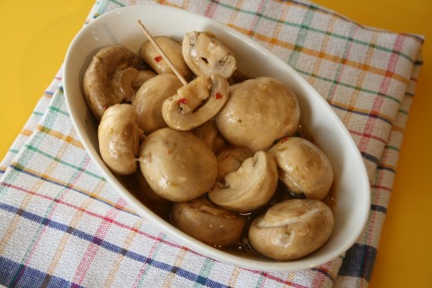 Asian Citrus-Marinated Mushrooms