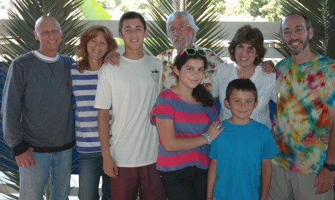 Family group shot w Jean-Michel color corex Boursin Mushrooms from Jean-Michel Cousteau