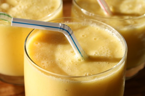 Mango Orange Cream Power Smoothie on Shockingly Delicious