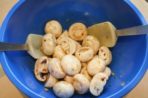 Asian Citrus-Marinated Mushrooms