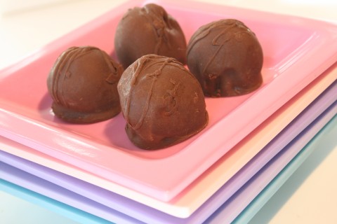 Cookie Dough Truffles on Shockingly Delicious