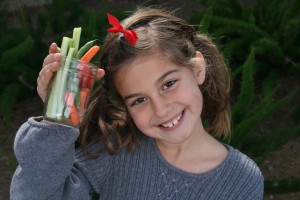 Vegetables in canning jar on Shockingly Delicious