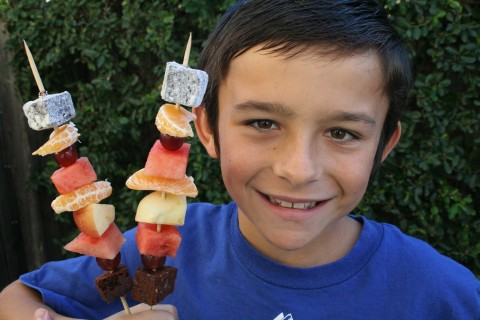 Fruit Kebabs from Shockinglydelicious.com