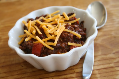Mom's Spicy Chili | Deeply flavored chili without being too spicy | ShockinglyDelicious.com