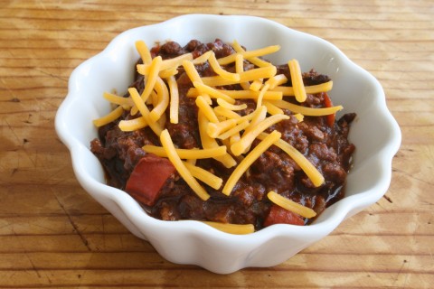 Mom's Spicy Chili | Deeply flavored chili without being too spicy | ShockinglyDelicious.com