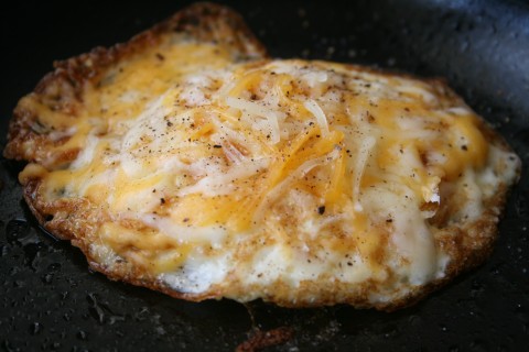 Fried Egg with Truffle Salt on Shockingly Delicious