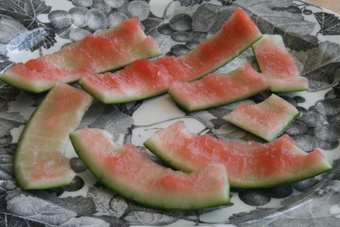 Wordless Wednesday: Watermelon Snack
