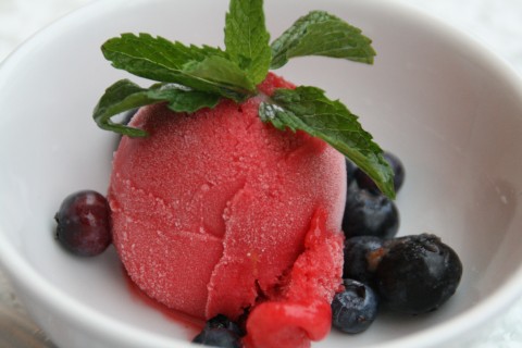 Strawberry Sorbet from True Food Kitchen on Shockinglydelicious