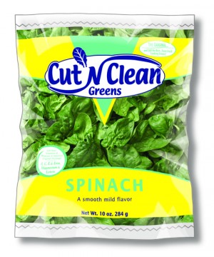 Cut `n Clean Greens Spinach on shockinglydelicious.com