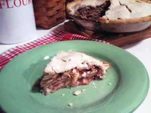 Sweet Applewood-Smoked Bacon Apple Pie