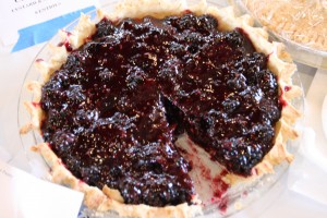 Blackberry Glace Pie by Valynn Hyer