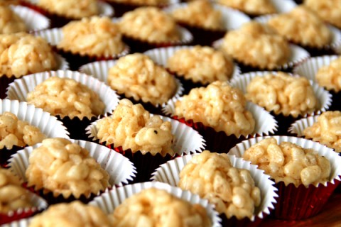 Truffled Rice Krispies Treats on Shockingly Delicious