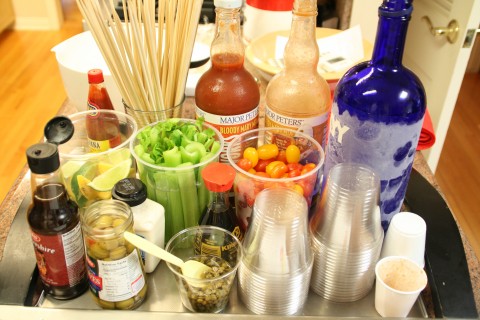 Bloody Mary Bar for Parties