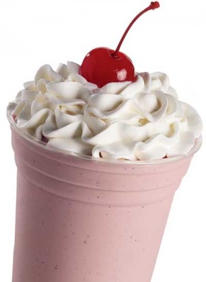 Jack in the Box blackberry shake