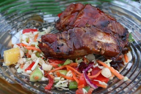 Hoisin Baby Back Ribs | www.ShockinglyDelicious.com