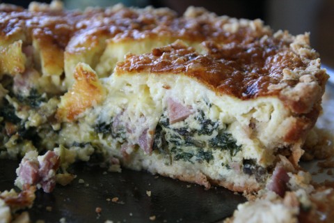 Swiss Chard and Salumi Tart from Gisele Perez