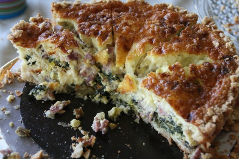 Swiss Chard and Salumi Tart from Gisele Perez 