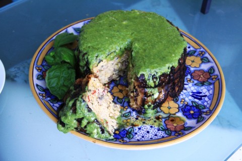 Eggplant Millet Souffle for Meryl Streep