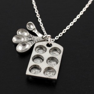 Muffin tin necklace