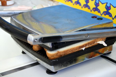 IMG_1557 Turkey Pesto Panini sandwich in the press