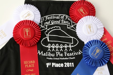 Ribbons from pie contest