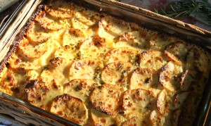 Garlic and Herb Potato Gratin