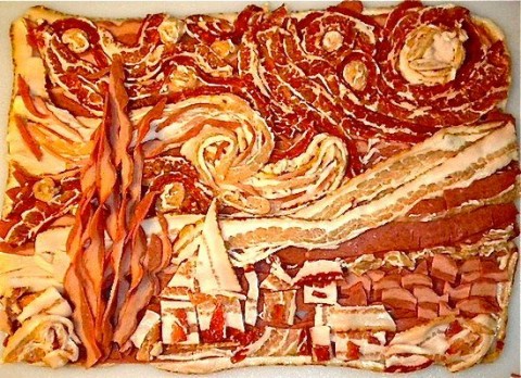 Bacon Starry Night