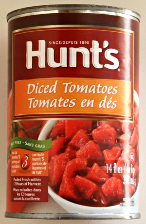 Diced tomatoes in juice