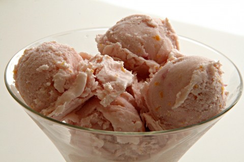 No-Churn Blood Orange Dreamsicle Ice Cream