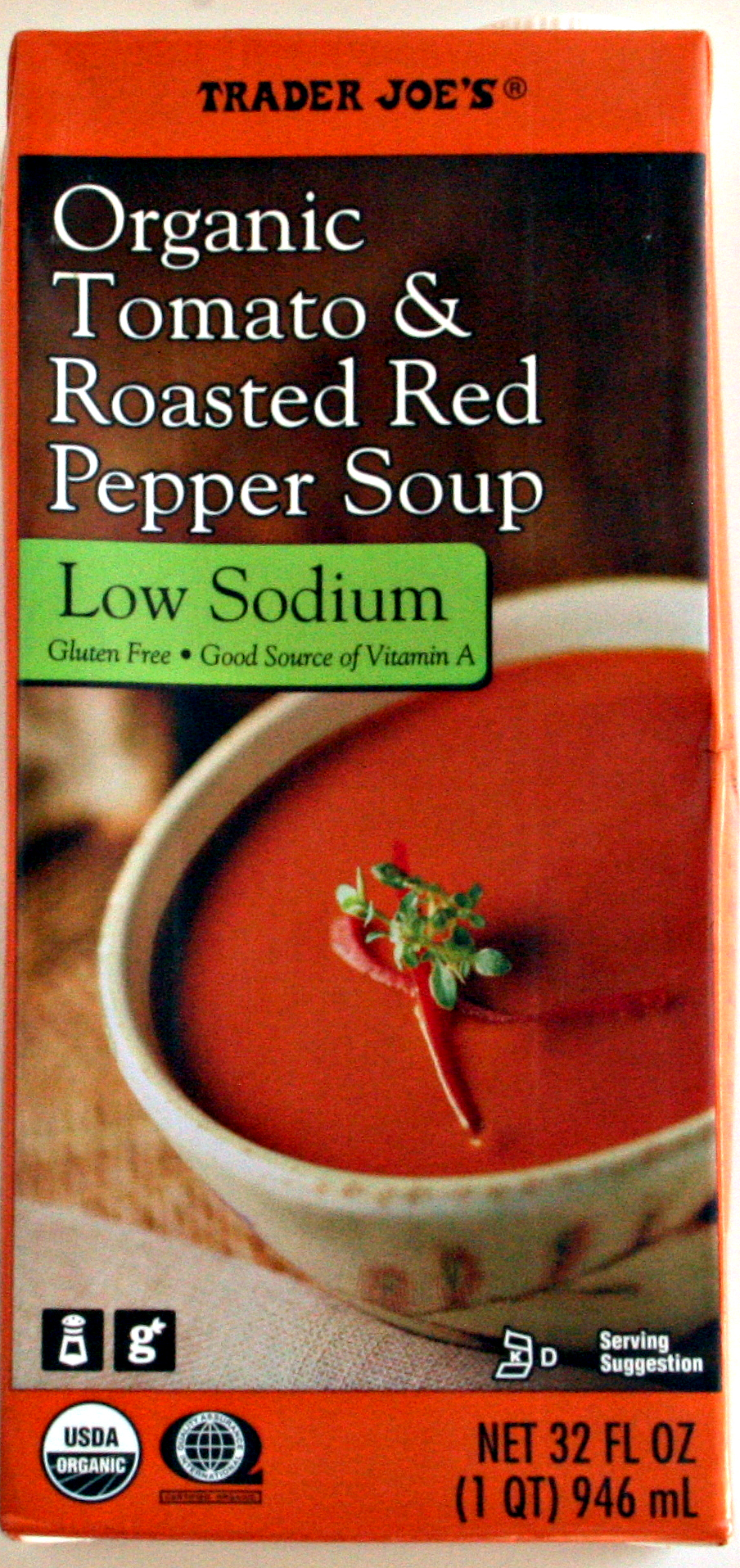 Pacific Organic Soup Roasted Red Pepper & Tomato - 32 Fl. Oz