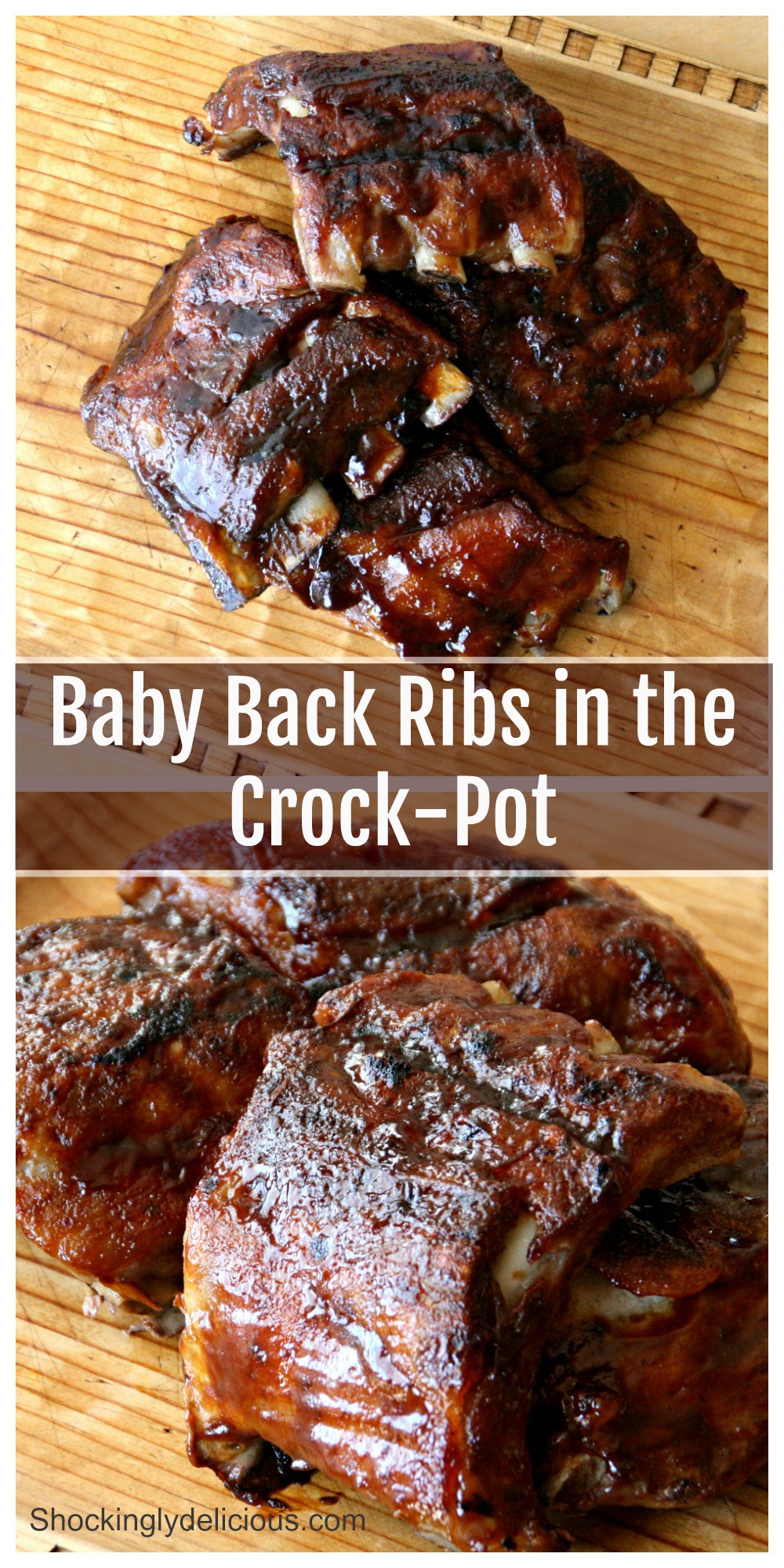 Baby Back Ribs in the Crock-Pot Easy Method