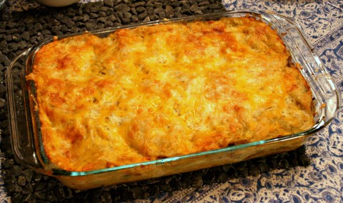 Potato chicken boudin