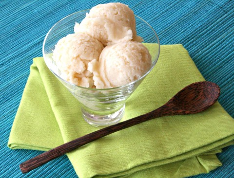 Cherimoya ice cream