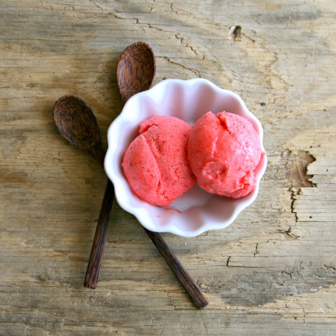 Strawberry Gelato from Hazan Family Favorites