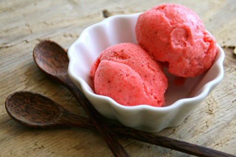 Strawberry Gelato from Hazan Family Favorites