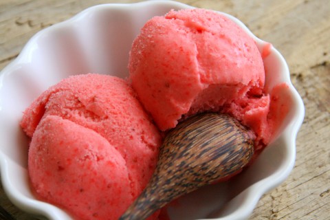 Strawberry Gelato from Hazan Family Favorites