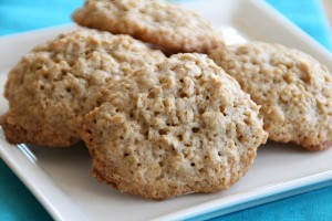 Flourless Caramel Oat Cookies on Shockingly Delicious